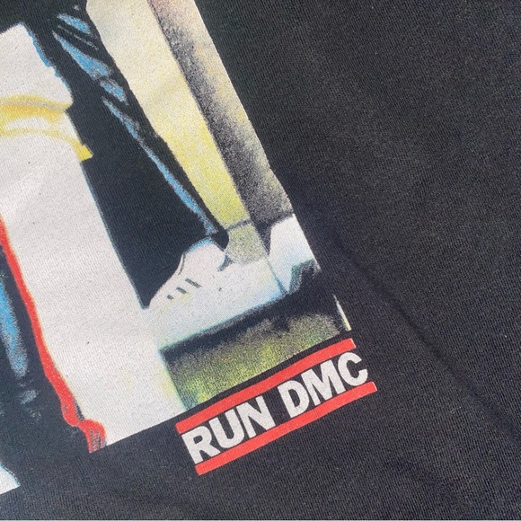Black Graphic T-Shirt run dmc graphic tee shirt - Picture 3 of 7